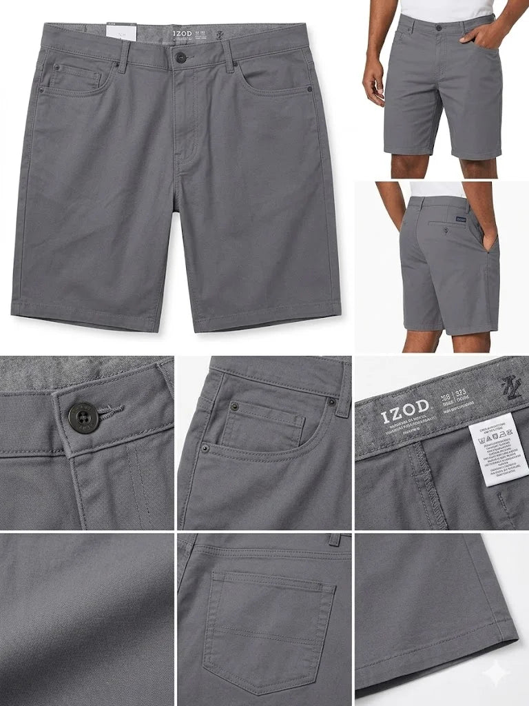 IZOD Men's Cotton Chino Shorts