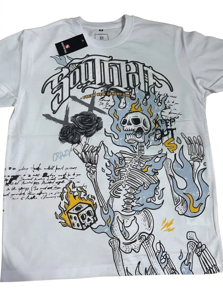 South Pole T-Shirt (Flame Skeleton)