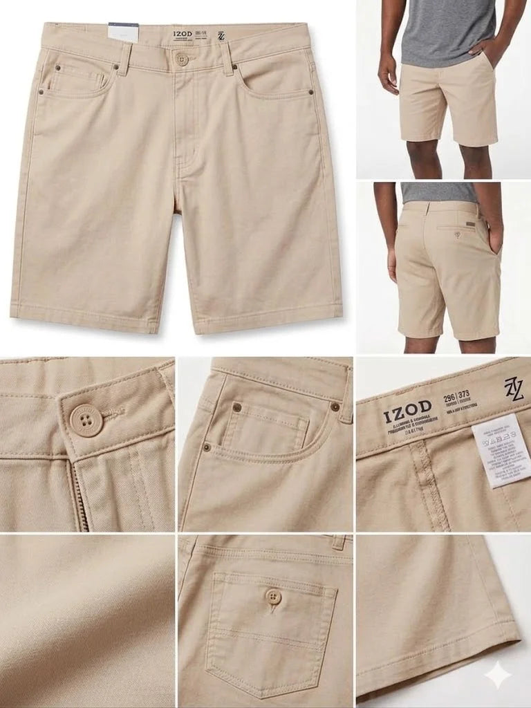 IZOD Men's Cotton Chino Shorts